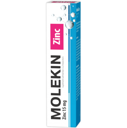 Molekin Zinc - 20 comprimate efervescente